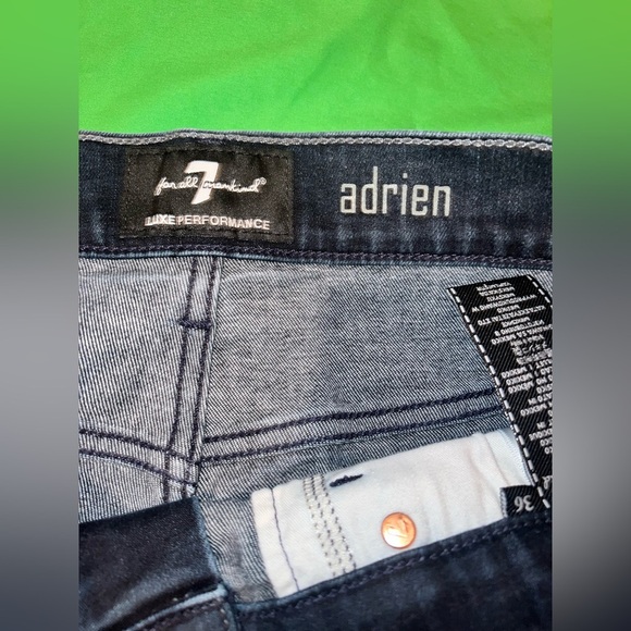7 for All Mankind Lux Performance Adrien Men's Dark Denim Jeans size 36 - Picture 6 of 10
